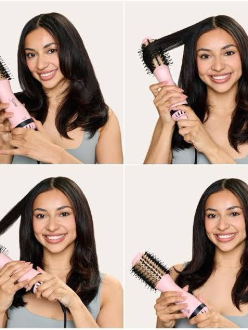 Sultra Compact Blowout Brush Blow Dry Hair Straighten in Lilac Color - NIB - Picture 7 of 8